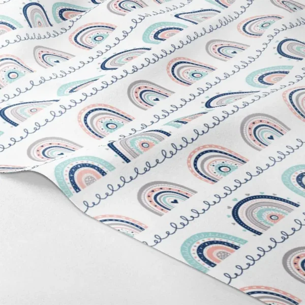 Τσόχα με τυπωμένα μοτίβα παστέλ ουράνια τόξα (copy)