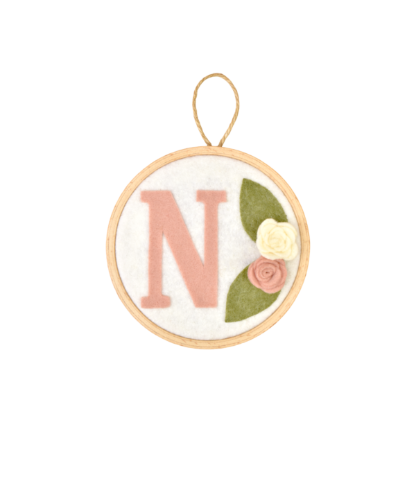 Λαμπάδα τελάρο με μονόγραμμα