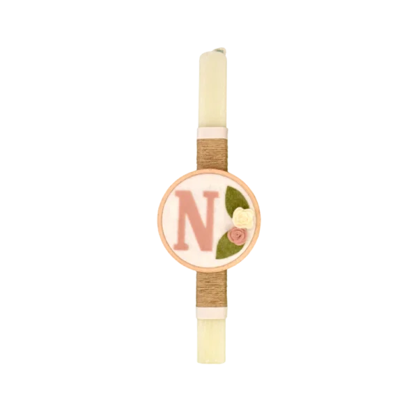 Λαμπάδα με κρεμαστό τελάρο πατίνι