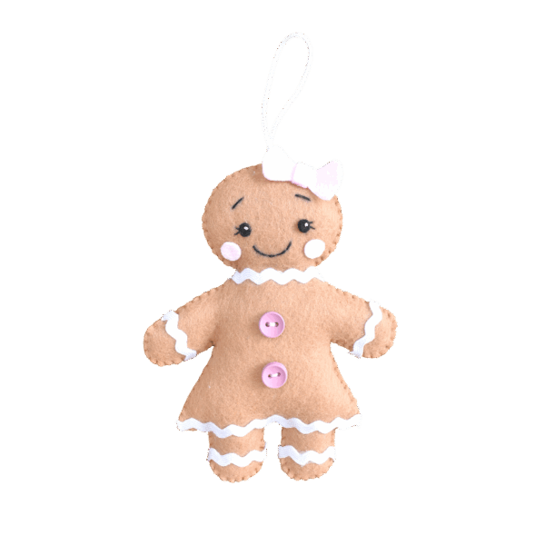 Χριστουγεννιάτικο στολίδι κορίτσι gingerbread