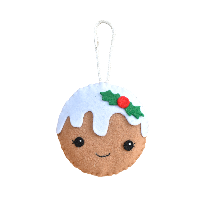 Σετ 4 χριστουγεννιάτικα στολίδια απο τσόχα Σετ 4 χριστουγεννιάτικα στολίδια απο τσόχα